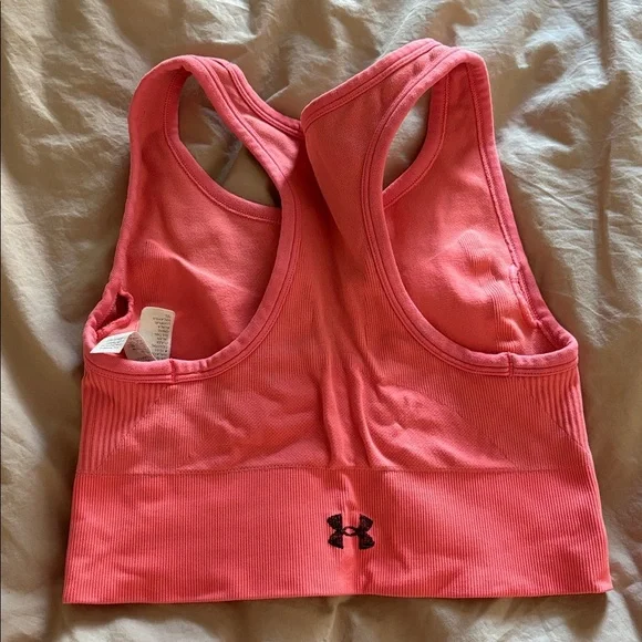 Under Armour Coral Racerback Sports Bra - Picture 3 of 3